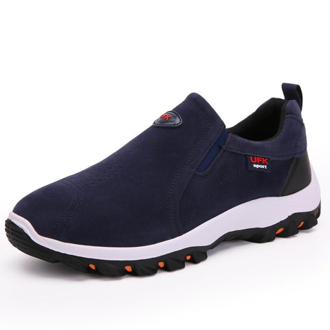 Large Size Men's Shoes Anti-Slip Wear Hiking Shoes Outdoor Low-Top Shoes Breathable Climbing Shoes Casual Sports Shoes - Fashionner