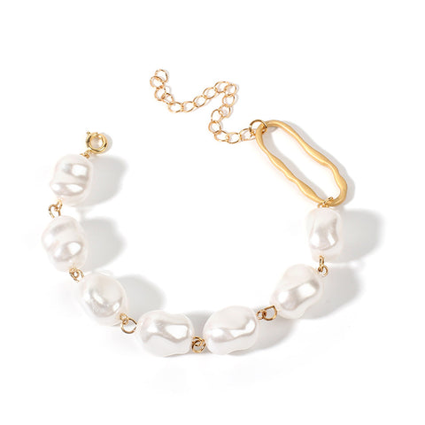 Buy Baroque Irregular Pearl Bracelet online at Fashionner.