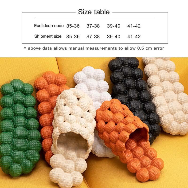 Unisex Slippers Women Men Shoes Bathroom Slipper Indoor Sandals EVA Massage Sandals Home Slippers Non-slip Floor Flip Flops - Fashionner