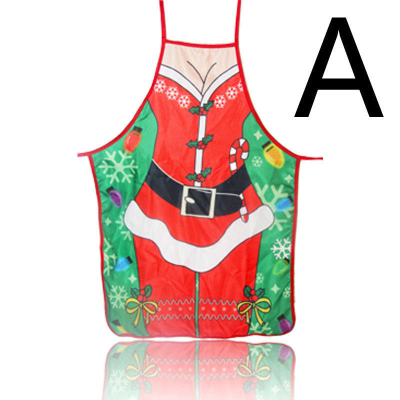 Christmas Apron Decoration Fabric Waist - Fashionner