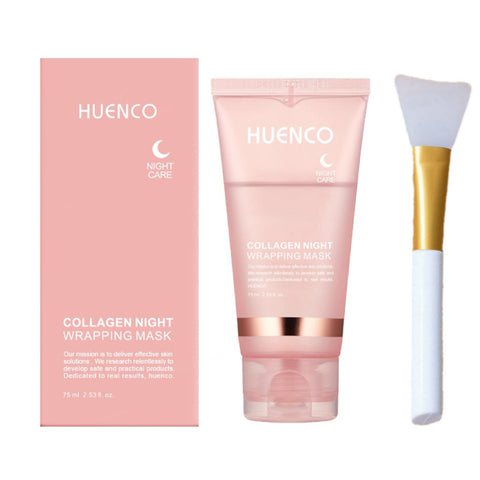 Masque de nuit peeling au collagène, étirable, nettoyant en profondeur, rajeunissant et hydratant