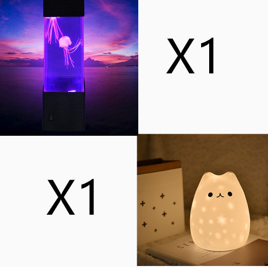 LED projection silicone night light