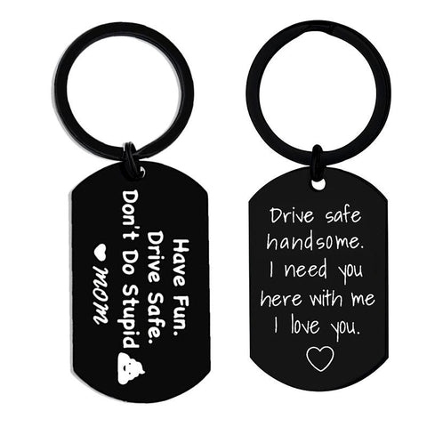 Porte-clés en acier inoxydable Petit cadeau
