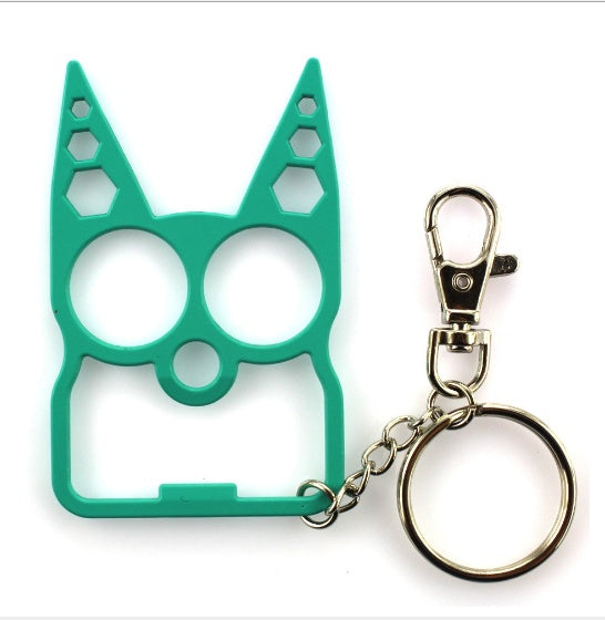 Multi-function keychain zinc alloy bottle opener