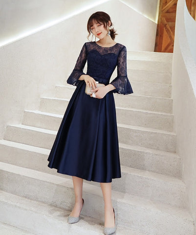 Medium sleeve Bridesmaid Dress