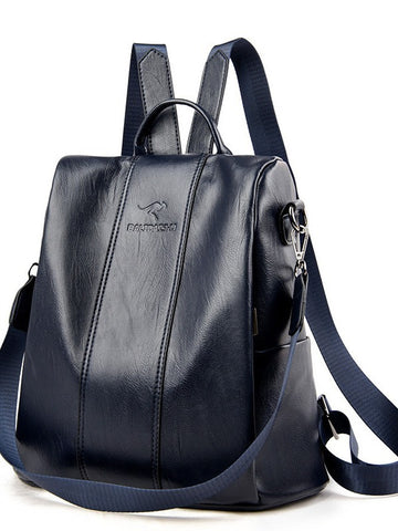 Sac à bandoulière, cuir souple, sac à dos tendance pour femme, sac à dos minimaliste pour étudiant