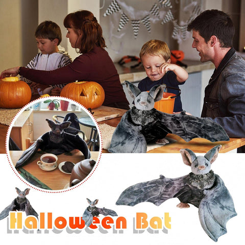 Poupée en peluche de chauve-souris d'Halloween