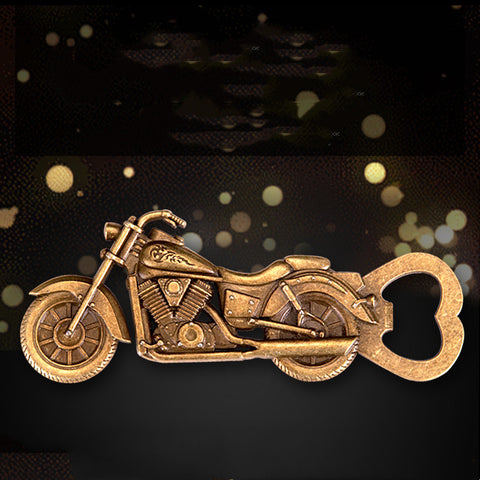 Nouveau Décapsuleur Moto Rétro en Alliage de Zinc
