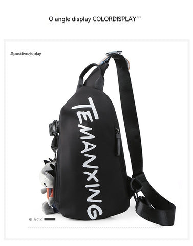 Chest Sports Student Shoulder All-match Boys Waist Bag Crossbody Small Female Messenger Bag Men - Fashionner