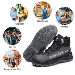 Casual Anti-Smashing Anti-Piercing Electrical Insulation Anti-Skid Wear-Resistant And Breathable Men's Shoes - Fashionner