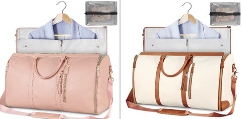 Sac de voyage polochon grande capacité, sac à main pour femme, sac à costume pliable, sacs fourre-tout étanches pour vêtements