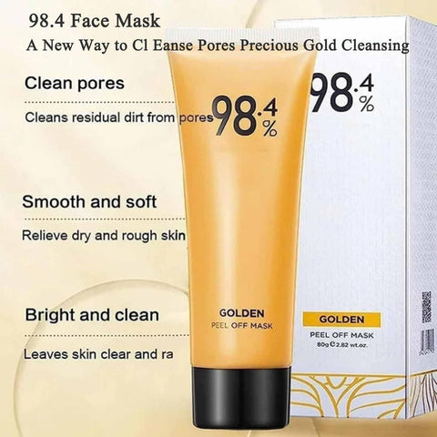 Masque Pelliculable Doré (Lot de 2)