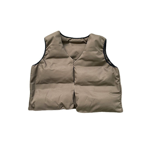 Loose Couples Wear Two-sided Vests In Autumn And Winter