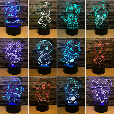 Veilleuse LED Zodiaque