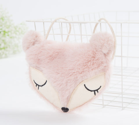 Sac en tissu mignon de dessin animé pour enfants, mini sac à main pour bébé, sac à bandoulière, petit renard