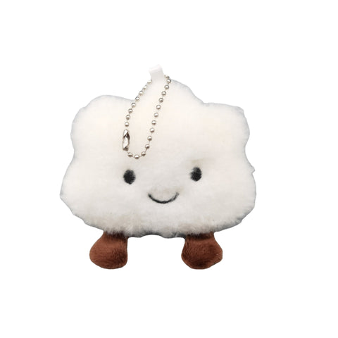Mignon porte-clés décoratif en peluche de dessin animé
