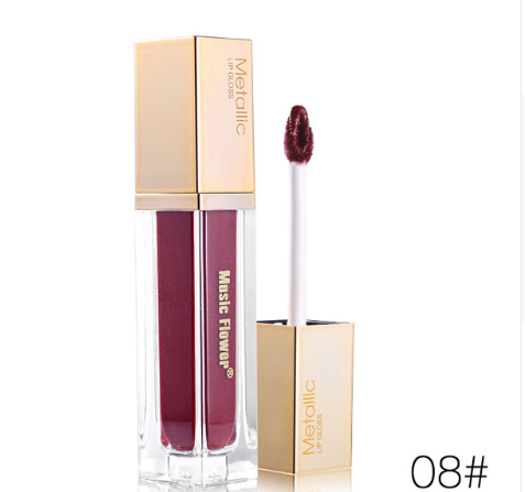 Universal Lip Luminizer Lipstick Soft Metallic Matte Lipstick Liquid Waterproof Lipstick Matte Lipstick lips - Fashionner