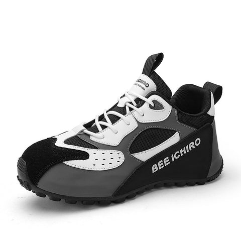 Men's Shoes Colorful Package Bottom Shoes Comfortable Leather Inside High Casual Sports Trend - Fashionner