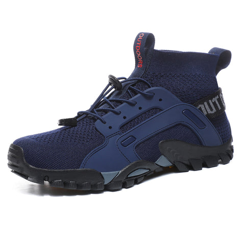Outdoor Mountaineering Shoes Men's Large Size Hiking Shoes Outdoor Leisure Sports Mountain Hiking Fishing Sets Foot Wading Shoes - Fashionner