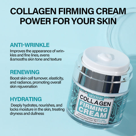 Crème Visage Anti-Rides à l'Acide Hyaluronique Hydratante Haute Hydratation Anti-Âge