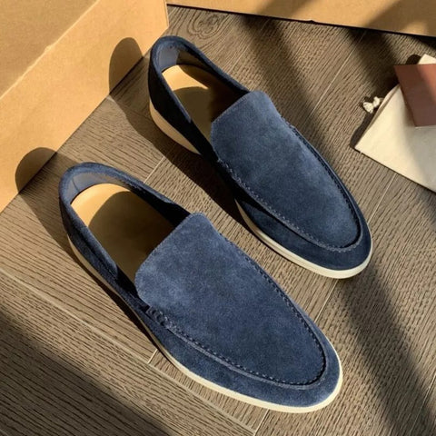 Mocassins Homme Été Décontracté Givré Chaussures Plates Chaussures de Conduite à Enfiler