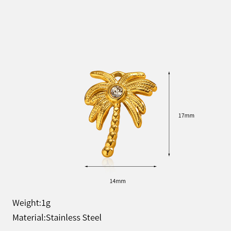 Buy Stainless Steel Coconut Tree Pendant online at Fashionner.