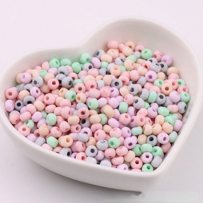 4mm Super Premium Macaron Glass Rice Beads