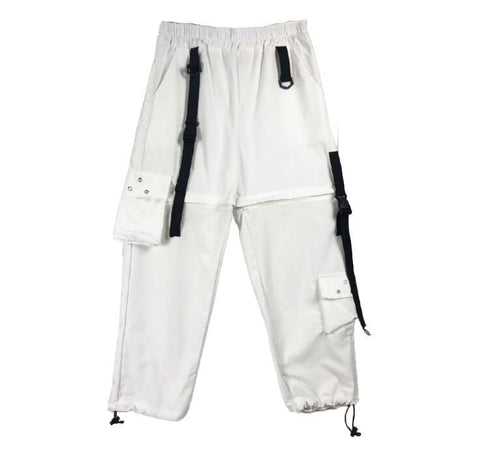 Detachable Two-way Wear Ankle Banded Working Pants Women - Fashionner