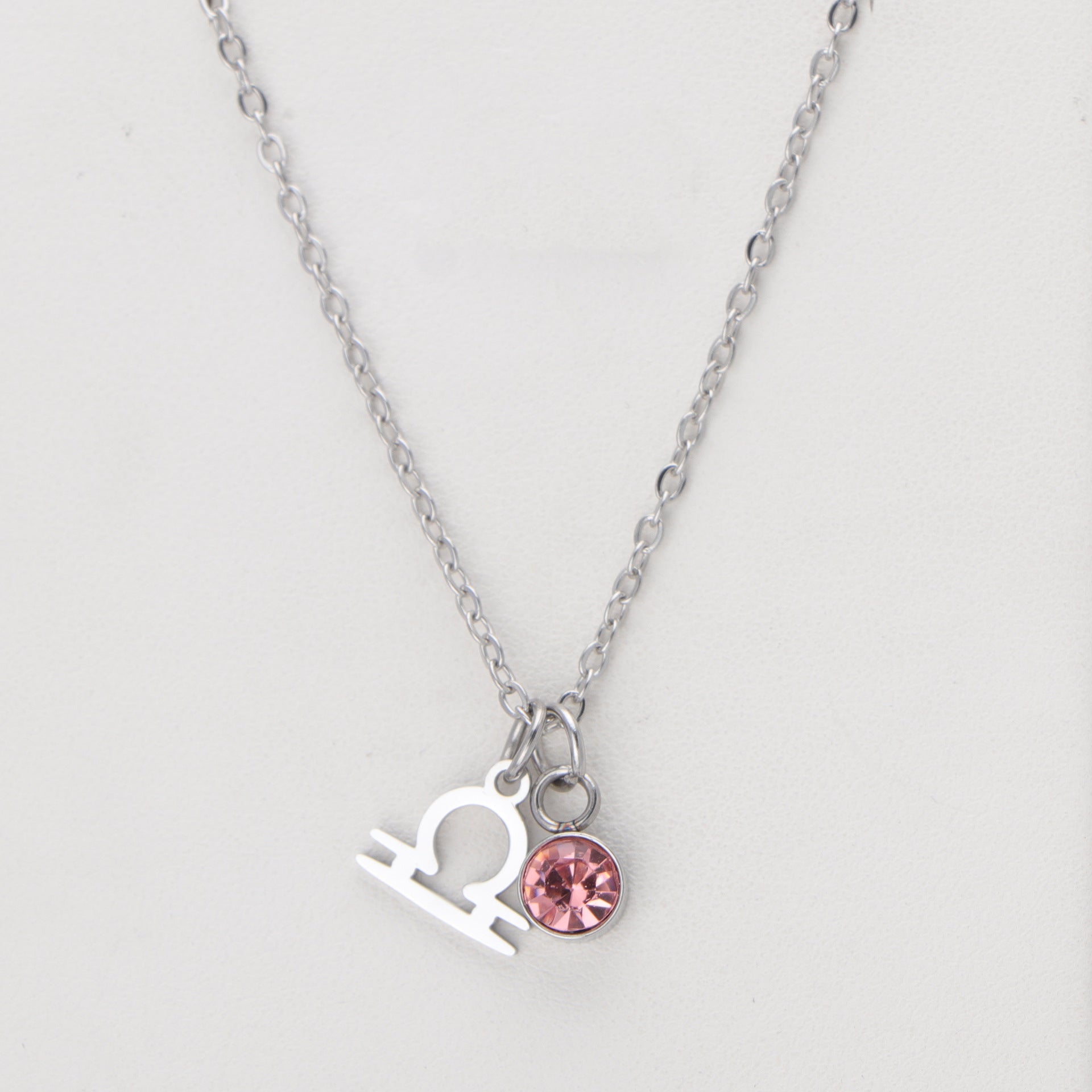 Buy Western Birthstone Necklace With 12 Zodiac Gemstone Pendants online at Fashionner.