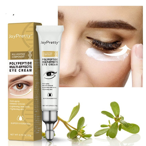Crème Contour des Yeux Anti-Cernes Peptides Poches Soin de la Peau Beauté Santé