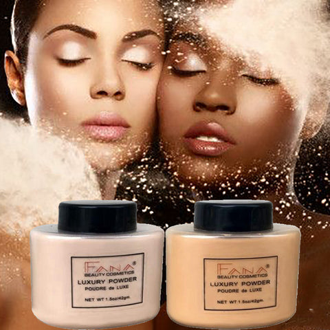 Fard à Joues en Poudre Contrôle de l'Huile Contour Couverture Complète Poudre Banane Maquillage Minéral Transparent Base de Teint Mat Maquillage