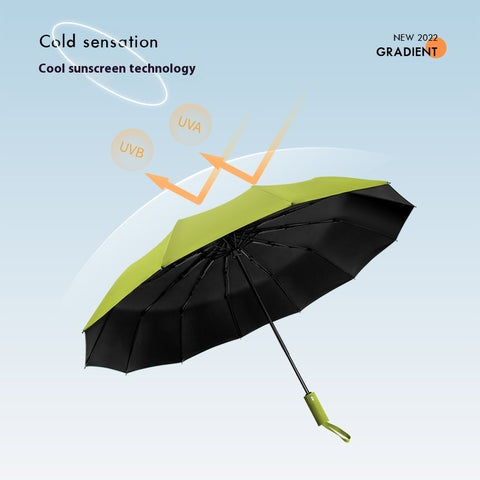 Full-automatic Folding Umbrella Rain And Rain Dual-purpose Sunshade
