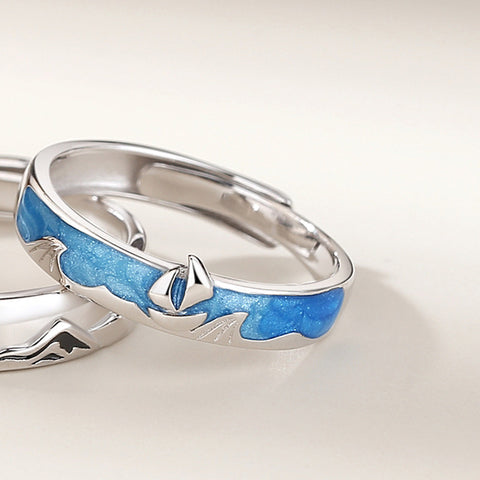 Bague Couple Haven Bague Vague Design Original