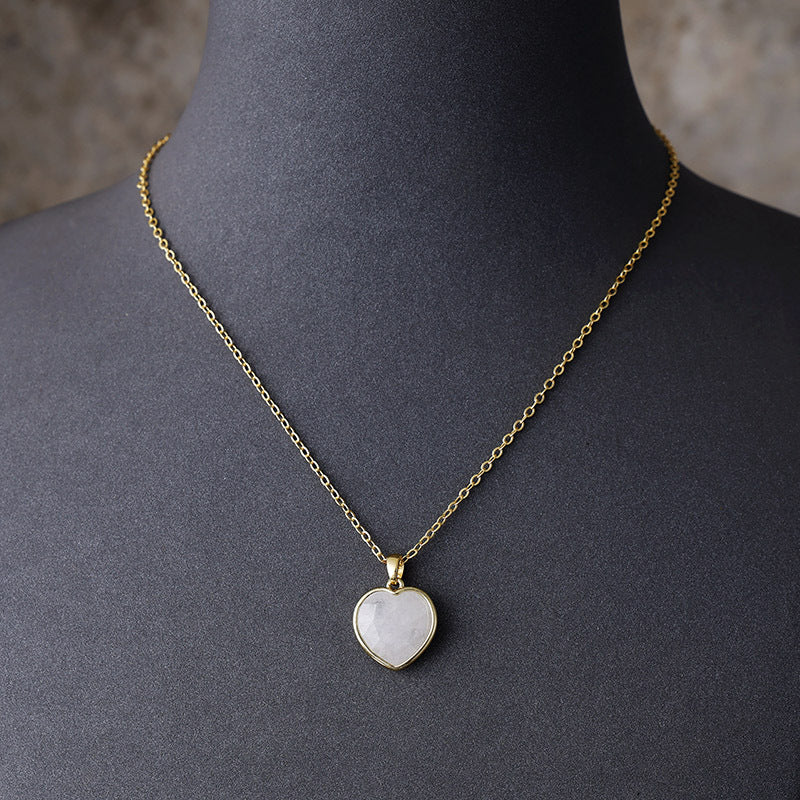 Buy French-Style Laid-Back 18K Gold-Plated Chain Pendant Necklace online at Fashionner.