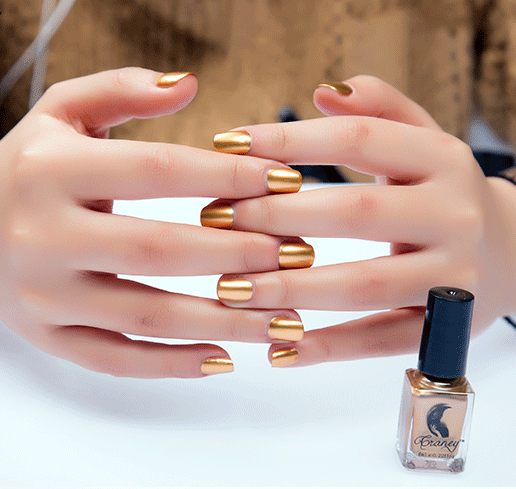 Stainless Steel Color Mirror Silver Nail Polish - Fashionner