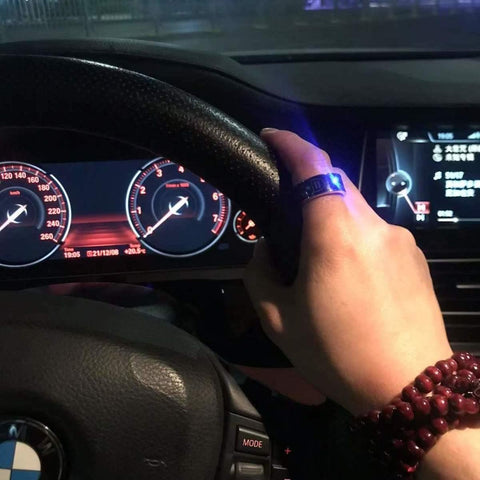 Bague Intelligente Anneau Bouton Bluetooth Télécommande Contrôle Écran Téléphone Mobile Appareil