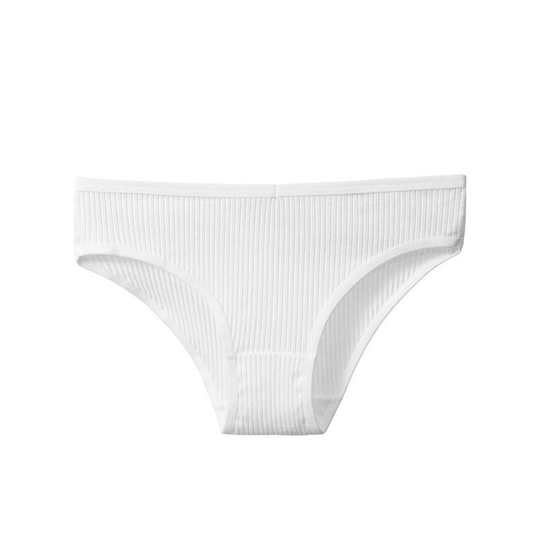 Women's Cotton Breathable Threaded Briefs - Fashionner