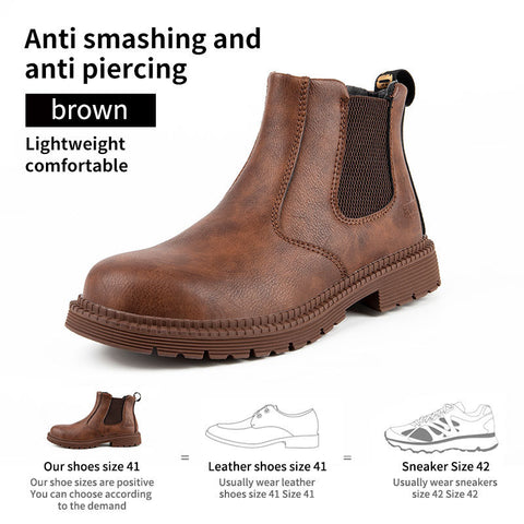 Chaussures de sécurité antidérapantes, imperméables, résistantes à l'huile et de protection