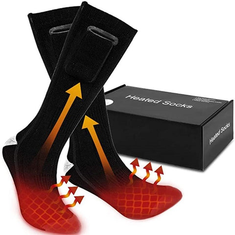 Men's And Women's Fashion Simple Heating And Warm-keeping Electric Socks - Fashionner