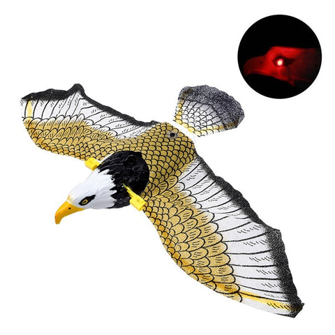 Simulation Oiseau Chat Jouets Interactifs pour Animaux de Compagnie Aigle Volant Suspendu Jouets Taquins pour Chatons Chiens Animaux Accessoires pour Chats Fournitures