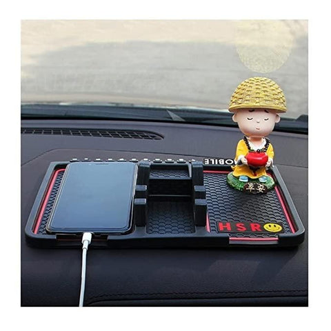 Accessoires de voiture HSR Support de téléphone GPS multifonctionnel Tapis en silicone antidérapant et supports de téléphone portable pour tableau de bord de voiture