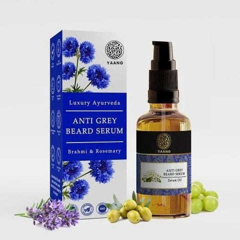 Sérum Huile Anti-Cheveux Blancs pour Barbe