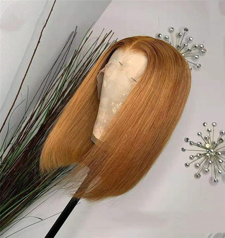 Perruque Lace Front, Perruque Cheveux Humains Blonds