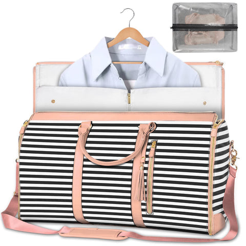 Sac de voyage polochon grande capacité, sac à main pour femme, sac à costume pliable, sacs fourre-tout étanches pour vêtements