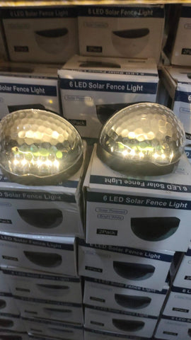 Lampes solaires pour clôture (Lot de 4)