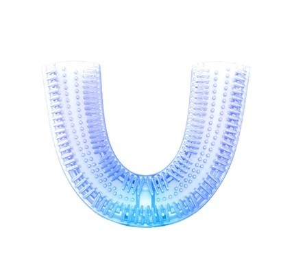 Brosse à dents électrique automatique intelligente 360 degrés étanche en forme de U, blanchissante, lumière bleue, chargement USB