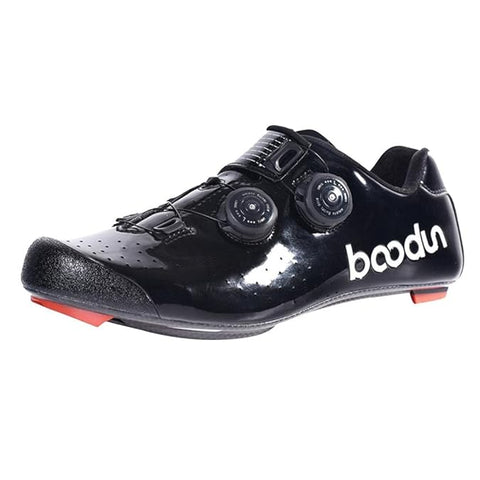 Chaussures de cyclisme professionnelles pour hommes – route et course | Respirantes et légères en fibre de carbone | Système de laçage rapide pour la vitesse et le confort