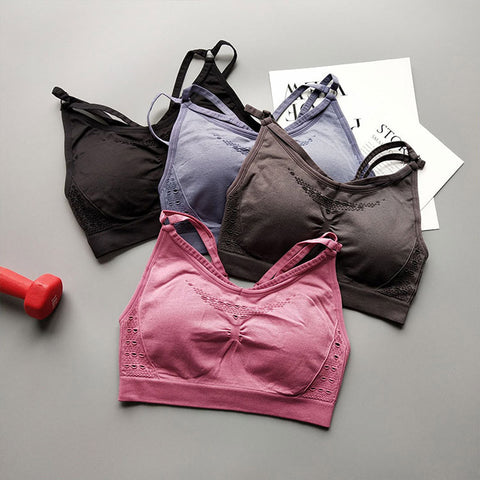 Brassière de sport sans couture pour femme, débardeur court, course, entraînement, Nepoa, haut de soutien-gorge de gym, yoga, pour femme, Shark, Hombre, soutien-gorge de fitness