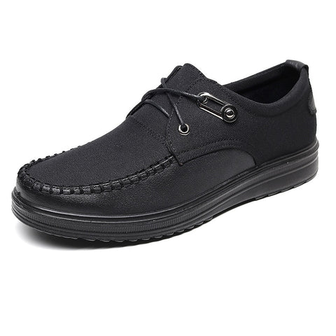 New Trademark Size 38-48 Upscale Men Casual Shoes Fashion Leather Shoes for Men Spring Autumn Men'S Flat Shoes Driving Sneakers - Fashionner