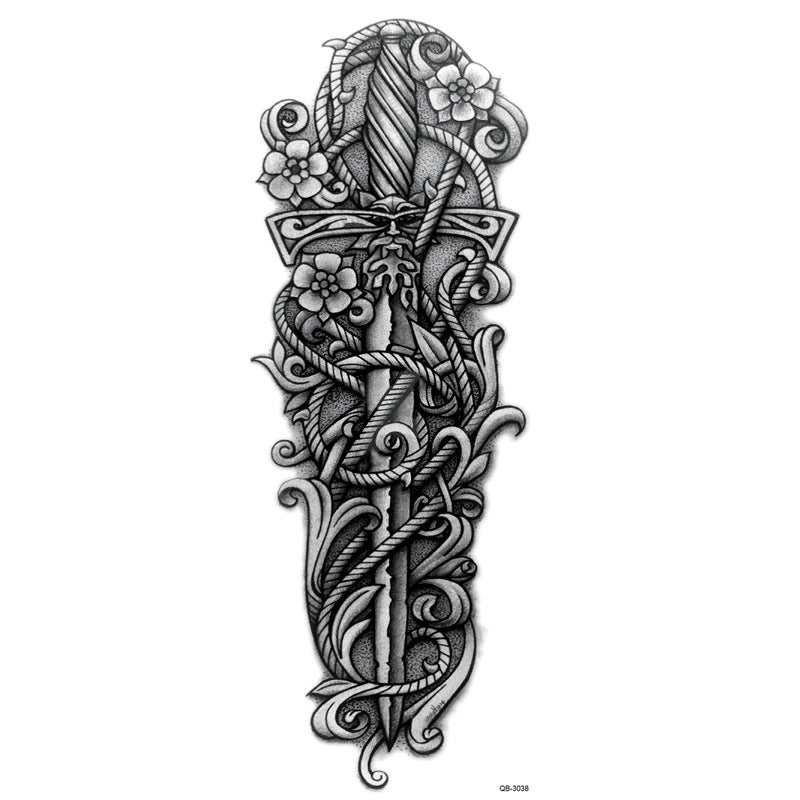 Buy Original Big Picture Full Arm Waterproof Tattoo Sticker online at Fashionner.
